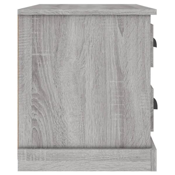 vidaXL sengebord 60x39x45 cm grå sonoma-eg