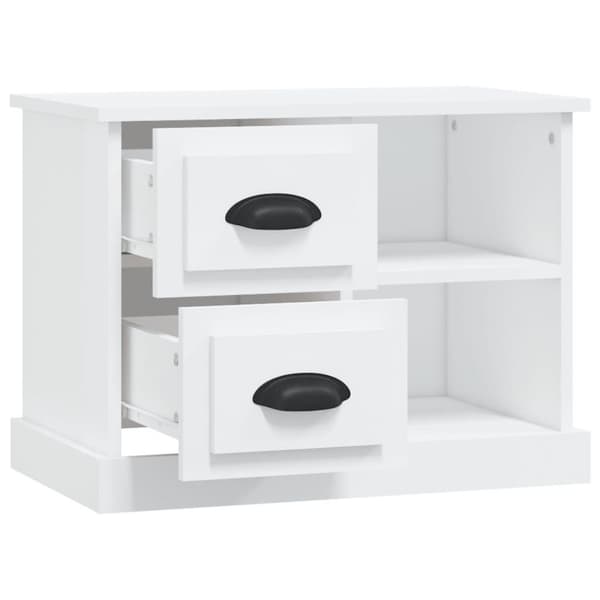 vidaXL sengebord 60x35,5x45 cm hvid