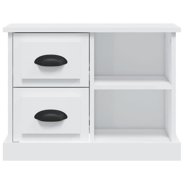 vidaXL sengebord 60x35,5x45 cm hvid
