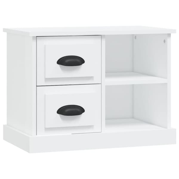vidaXL sengebord 60x35,5x45 cm hvid