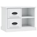 Miniatyrbillede 1 af 10: vidaXL sengebord 60x35,5x45 cm hvid højglans
