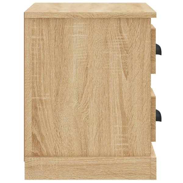 vidaXL sengebord 60x35,5x45 cm sonoma-eg