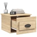 Miniatyrbillede 4 af 10: vidaXL væghængt sengebord 41,5x36x28 cm sonoma-eg