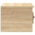 Miniatyrbillede 7 af 10: vidaXL væghængt sengebord 41,5x36x28 cm sonoma-eg
