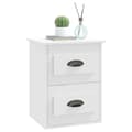Miniatyrbilde 4 av 11: vidaXL Veggmontert nattbord hvit 41,5x36x53 cm