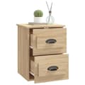 Miniatyrbilde 6 av 11: vidaXL Veggmonterte nattbord 2 stk sonoma eik 41,5x36x53 cm