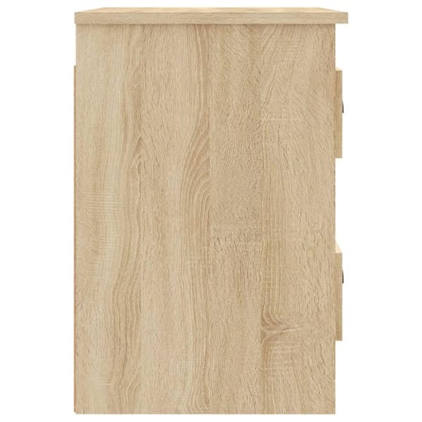 vidaXL væghængte sengeborde 2 stk. 41,5x36x53 cm sonoma-eg