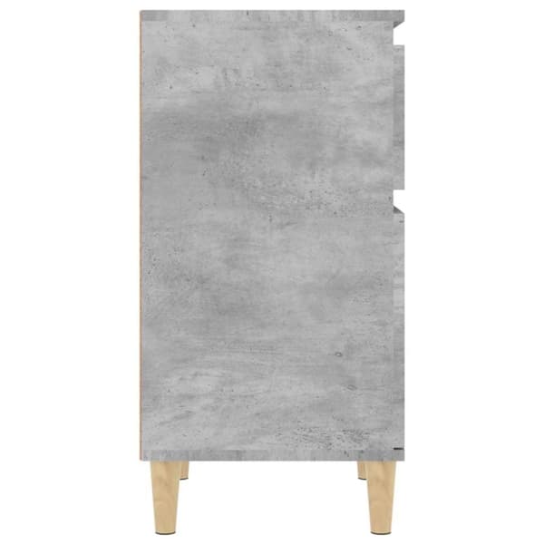 vidaXL sengeborde 2 stk. 40x35x70 cm betongrå
