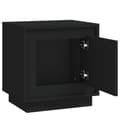 Miniatyrbillede 6 af 11: vidaXL sengebord 44x35x45 cm konstrueret træ sort