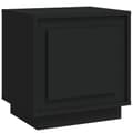 Miniatyrbillede 1 af 11: vidaXL sengebord 44x35x45 cm konstrueret træ sort