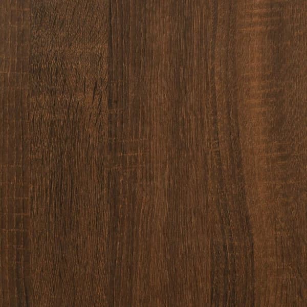 vidaXL sengeborde 2 stk. 44x35x45 cm konstrueret træ brun egetræsfarve