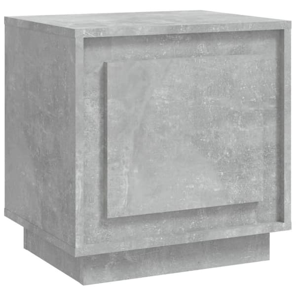vidaXL sengebord 44x35x45 cm konstrueret træ betongrå