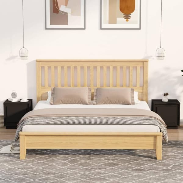 vidaXL Sängbord 2 st svart 44x35x45 cm konstruerat trä