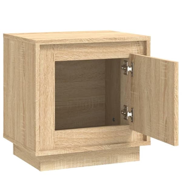 vidaXL Nattbord sonoma eik 44x35x45 cm konstruert tre