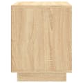 Miniatyrbilde 8 av 11: vidaXL Nattbord sonoma eik 44x35x45 cm konstruert tre