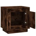 Miniatyrbilde 6 av 11: vidaXL Nattbord 2 stk røkt eik 44x35x45 cm konstruert tre