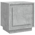 Miniatyrbilde 1 av 11: vidaXL Nattbord betonggrå 44x35x45 cm konstruert tre