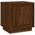 Miniatyrbilde 1 av 11: vidaXL Nattbord brun eik 44x35x45 cm konstruert tre
