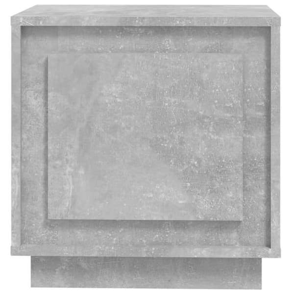 vidaXL Sängbord 2 st betonggrå 44x35x45 cm konstruerat trä