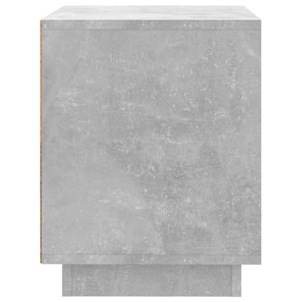 vidaXL Sängbord 2 st betonggrå 44x35x45 cm konstruerat trä