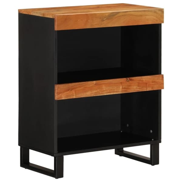 vidaXL skab 60x33x75 cm massivt akacietræ