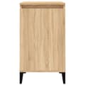 Miniatyrbillede 7 af 11: vidaXL sengeborde 2 stk. 40x35x70 cm konstrueret træ sonoma-eg