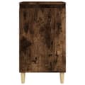 Miniatyrbilde 5 av 11: vidaXL Nattbord 2 stk røkt eik 40x35x70 cm konstruert tre