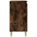 Miniatyrbilde 7 av 11: vidaXL Nattbord 2 stk røkt eik 40x35x70 cm konstruert tre