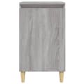 Miniatyrbilde 5 av 11: vidaXL Nattbord 2 stk grå sonoma 40x35x70 cm konstruert tre
