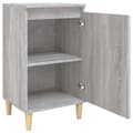 Miniatyrbilde 6 av 11: vidaXL Nattbord 2 stk grå sonoma 40x35x70 cm konstruert tre
