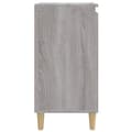 Miniatyrbilde 7 av 11: vidaXL Nattbord 2 stk grå sonoma 40x35x70 cm konstruert tre