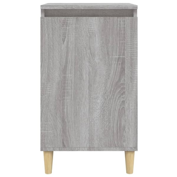 vidaXL Yöpöydät 2 kpl harmaa Sonoma 40x35x70 cm tekninen puu