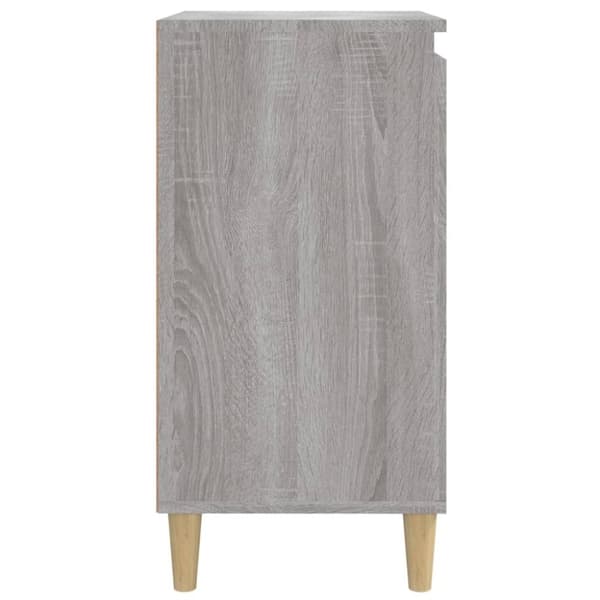 vidaXL Yöpöydät 2 kpl harmaa Sonoma 40x35x70 cm tekninen puu