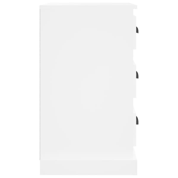 vidaXL sengebord 39x39x67 cm konstrueret træ hvid
