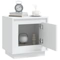 Miniatyrbillede 5 af 11: vidaXL sengeborde 2 stk. 44x35x45 cm konstrueret træ hvid