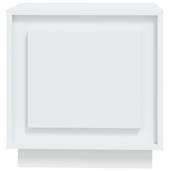 vidaXL sengeborde 2 stk. 44x35x45 cm konstrueret træ hvid