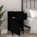 Miniatyrbillede 3 af 11: vidaXL sengeborde 2 stk. 40x35x70 cm sort