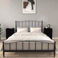 Miniatyrbillede 2 af 11: vidaXL sengeborde 2 stk. 40x35x70 cm sort