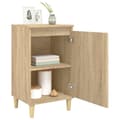Miniatyrbilde 3 av 11: vidaXL Nattbord 2 stk sonoma eik 40x35x70 cm konstruert tre