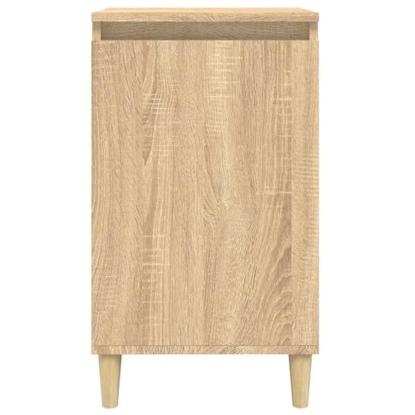 vidaXL Nattbord 2 stk sonoma eik 40x35x70 cm konstruert tre