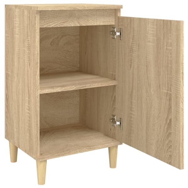 vidaXL Nattbord 2 stk sonoma eik 40x35x70 cm konstruert tre