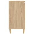 Miniatyrbilde 6 av 11: vidaXL Nattbord 2 stk sonoma eik 40x35x70 cm konstruert tre