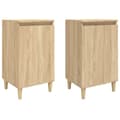Miniatyrbilde 1 av 11: vidaXL Nattbord 2 stk sonoma eik 40x35x70 cm konstruert tre