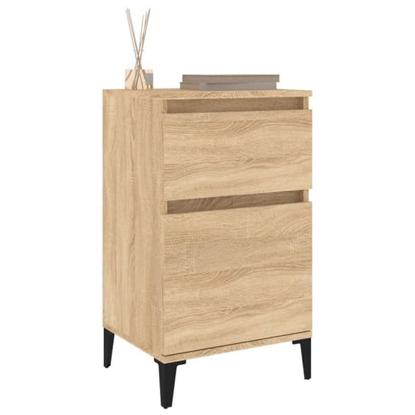vidaXL Nattbord 2 stk sonoma eik 40x35x70 cm