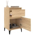 Miniatyrbilde 5 av 11: vidaXL Nattbord 2 stk sonoma eik 40x35x70 cm
