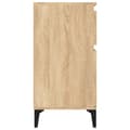 Miniatyrbilde 7 av 11: vidaXL Nattbord 2 stk sonoma eik 40x35x70 cm