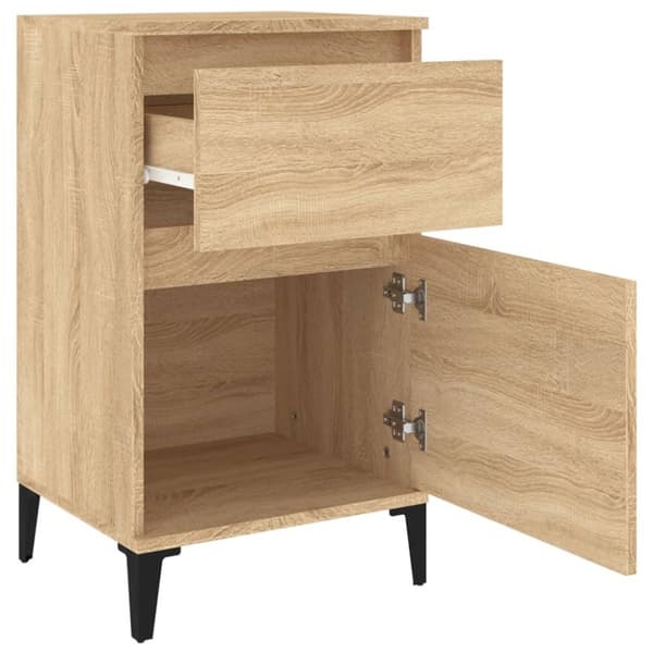 vidaXL Nattbord 2 stk sonoma eik 40x35x70 cm