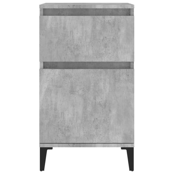 vidaXL sengebord 40x35x70 cm betongrå