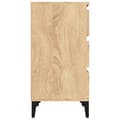 Miniatyrbillede 8 af 11: vidaXL sengebord 40x35x70 cm konstrueret træ sonoma-eg