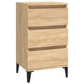 Miniatyrbillede 1 af 11: vidaXL sengebord 40x35x70 cm konstrueret træ sonoma-eg